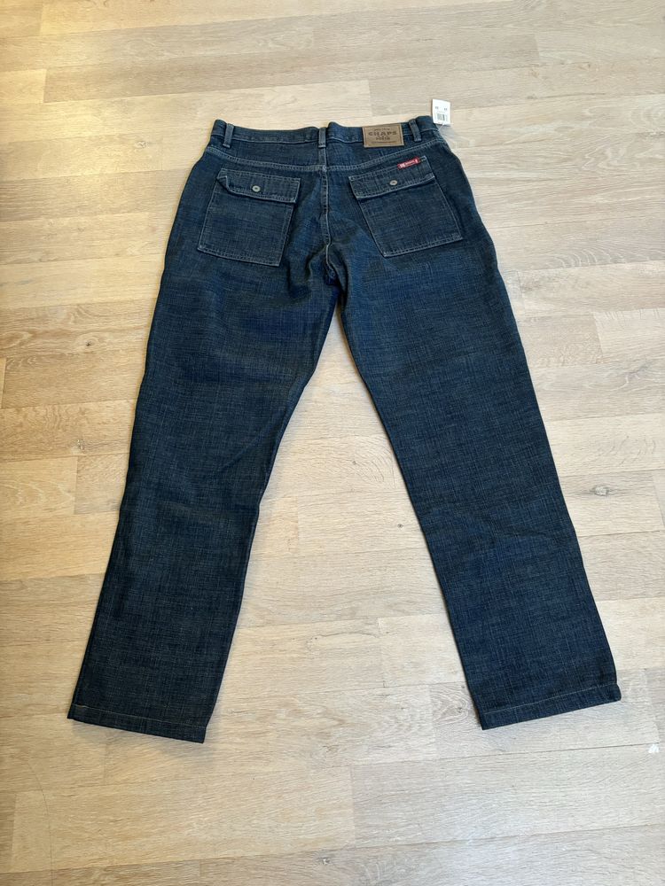 Spodnie Jeansowe Chaps rozmiar 34/32 grantowe, nowe