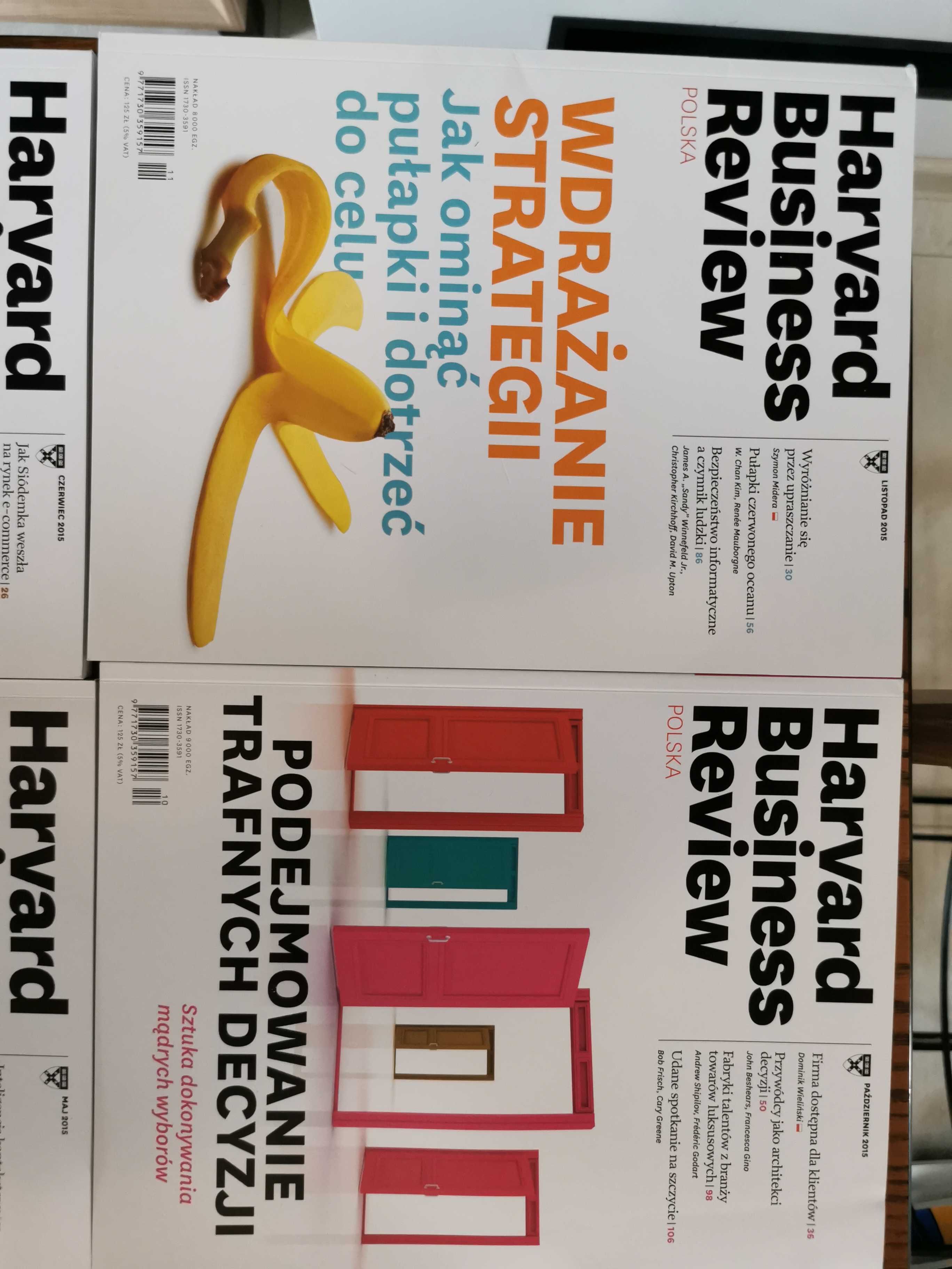 Harvard Business Review Polska 9 czasopism rok 2015