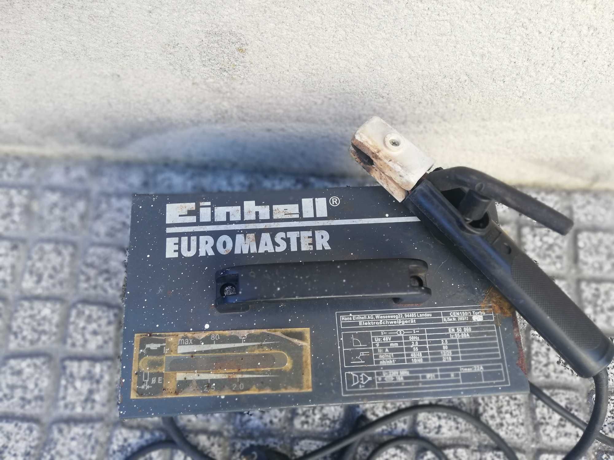 Aparelho soldar eléctrico einhell a funcionar na perfeição