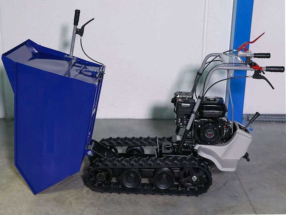 Spalinowe Taczki na gąsienicach mini wozidło pojemne 6 biegów Mocne