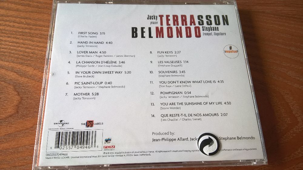 Jacky Terrasson e Stephane Belmondo - Mother CD NOVO