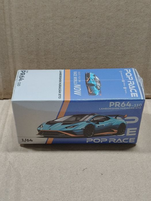 Lamborghini Huracan STO Blue Orange Gulf Pop Race nie Hot Wheels