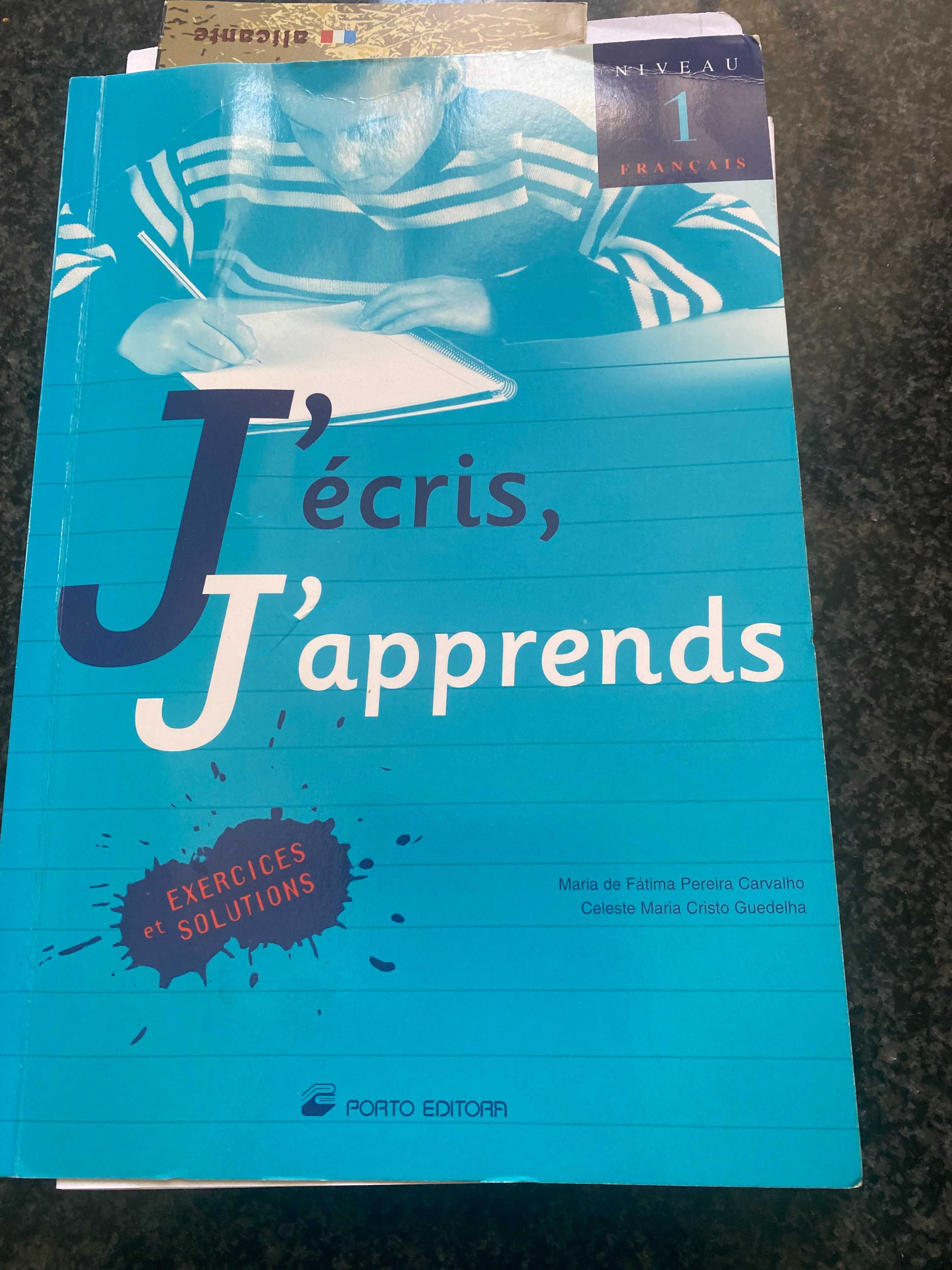 J ecris, j apprends niveau 1 e niveau2