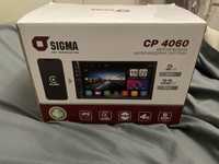 Магнітола Sigma CP 4060 із IPS екраном, 4G, WIFI, GPS, та Carplay.