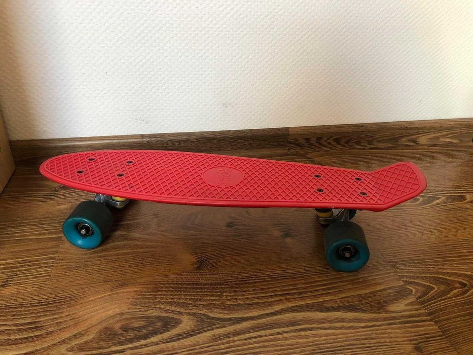 deskorolka fiszka fish skateboard czerwona