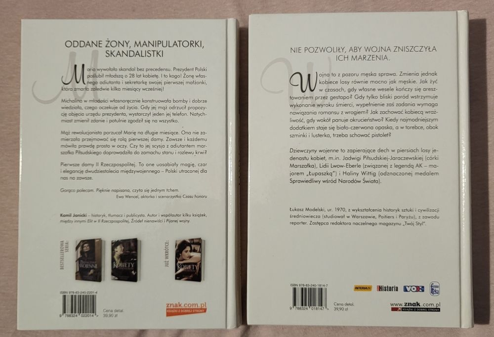 Modelski, Janicki, Dziewczyny wojenne, Pierwsze damy II RP