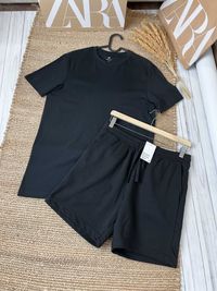 Літній чоловічий костюм в чорному кольорі Regular Fit H&M