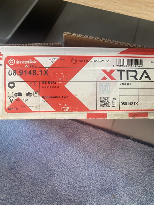 Tarcze hamulcowe Audi brembo