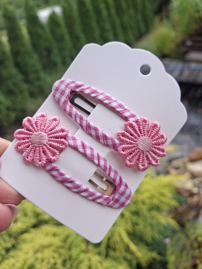 Spinki do włosów handmade 2 szt.