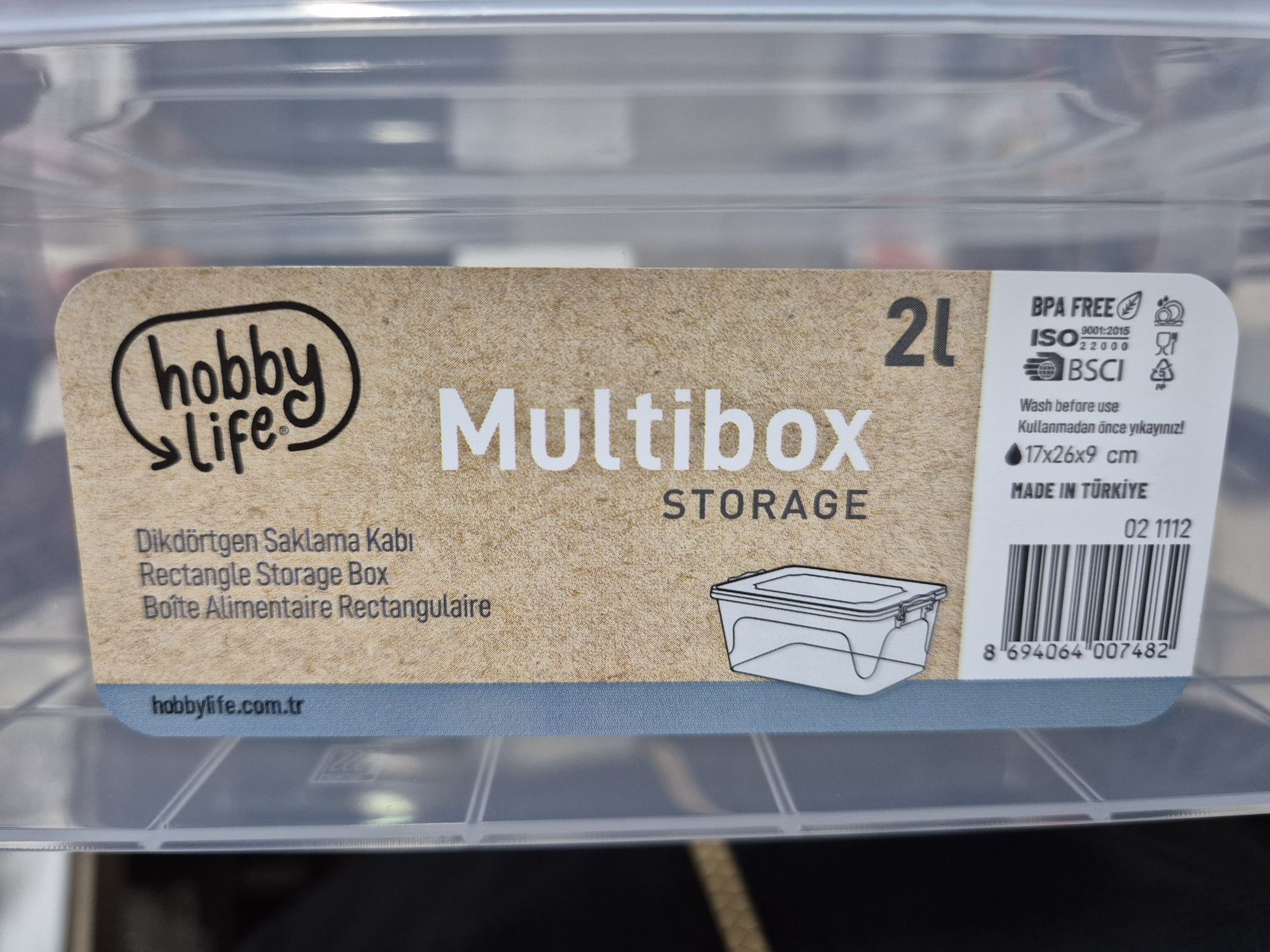 Pojemnik na żywność Hobby Life Multi Box 2l