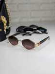 Женские солнцезащитные очки MIU MIU ромбы POLARIZED Черные коричневые