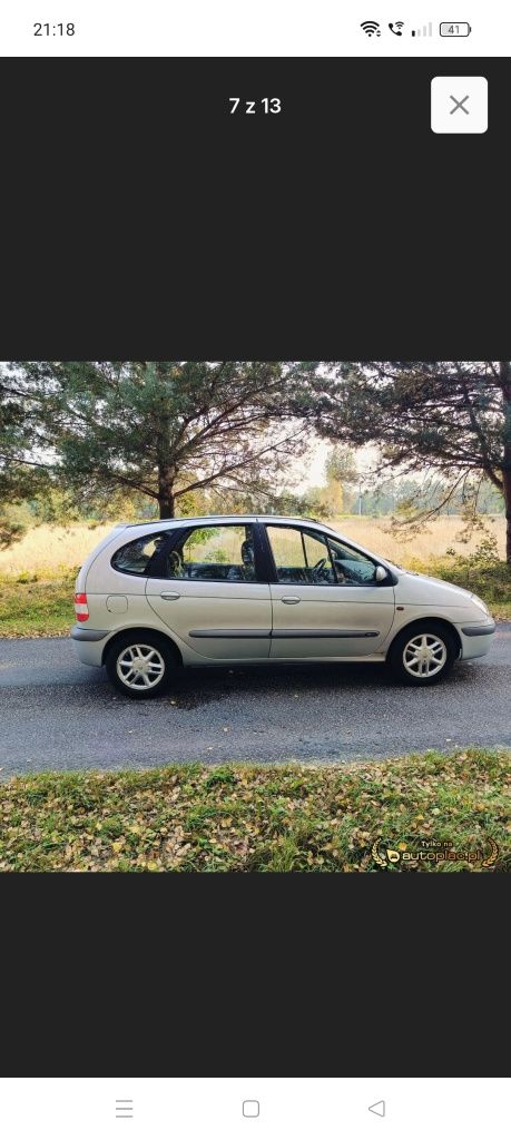 Renault scenic 1lift 1.6 i nv632 na części