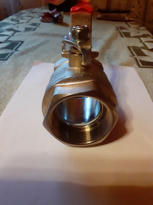 ZAWÓR KULOWY 2 CALE DN50 PN25 CW617N Nowy gruba ściank przeczytaj opis