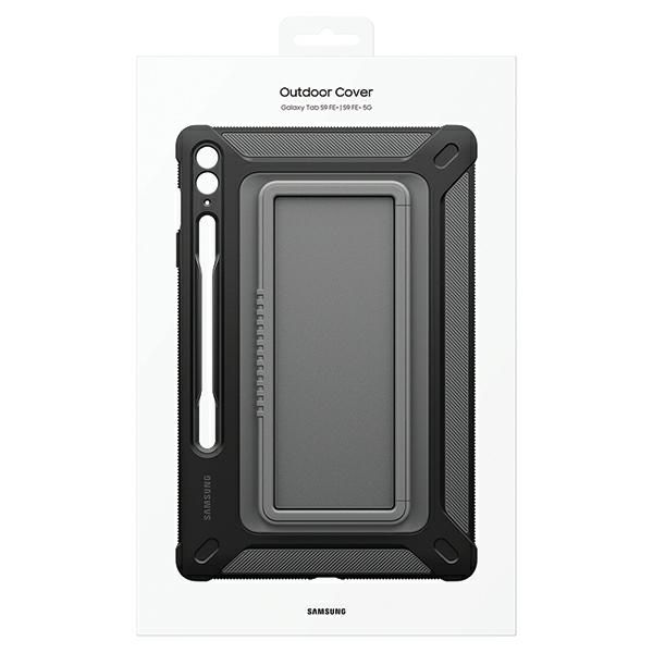 Etui Samsung EF-RX610CBEGWW Tab S9 FE+czarny/black Outdoor Cover