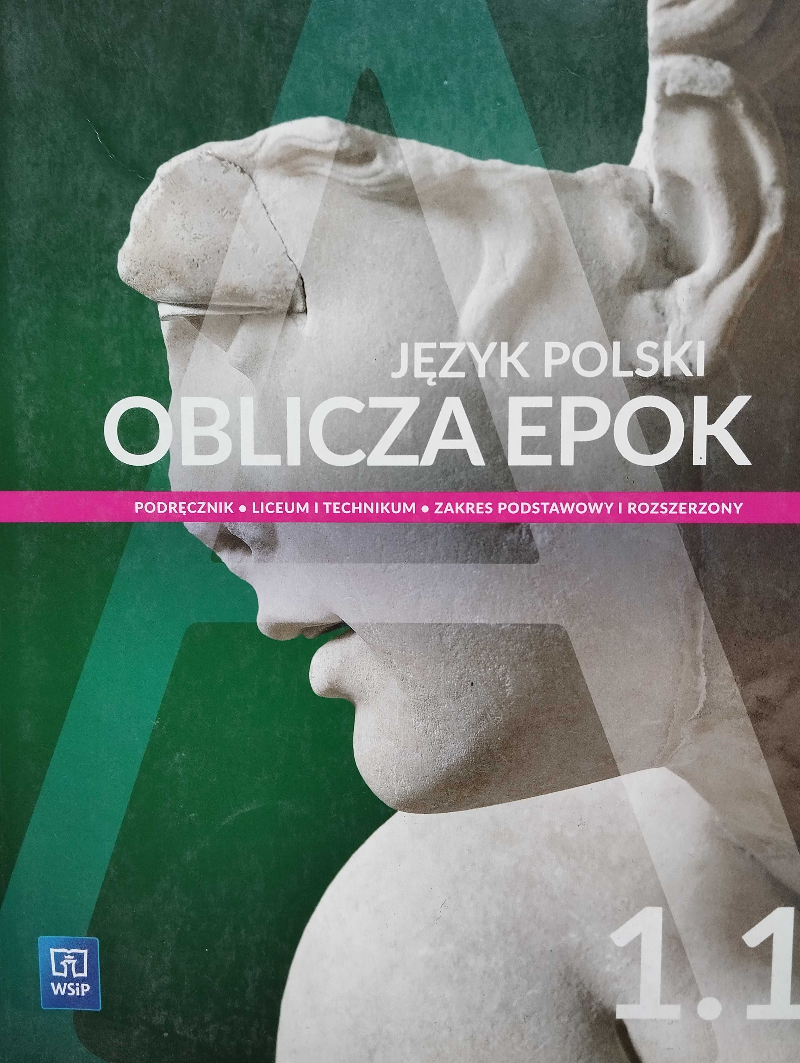 Oblicza epok 1.1. Klasa 1. Część 1 Podręcznik do liceum i technikum.