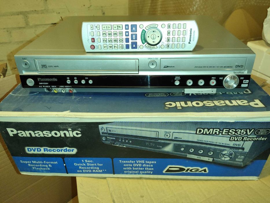 Panasonic DMR-ES35VEE-S VHS-DVD Recorder