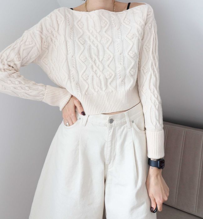 Wełniany sweter Paige 70% wełna XS