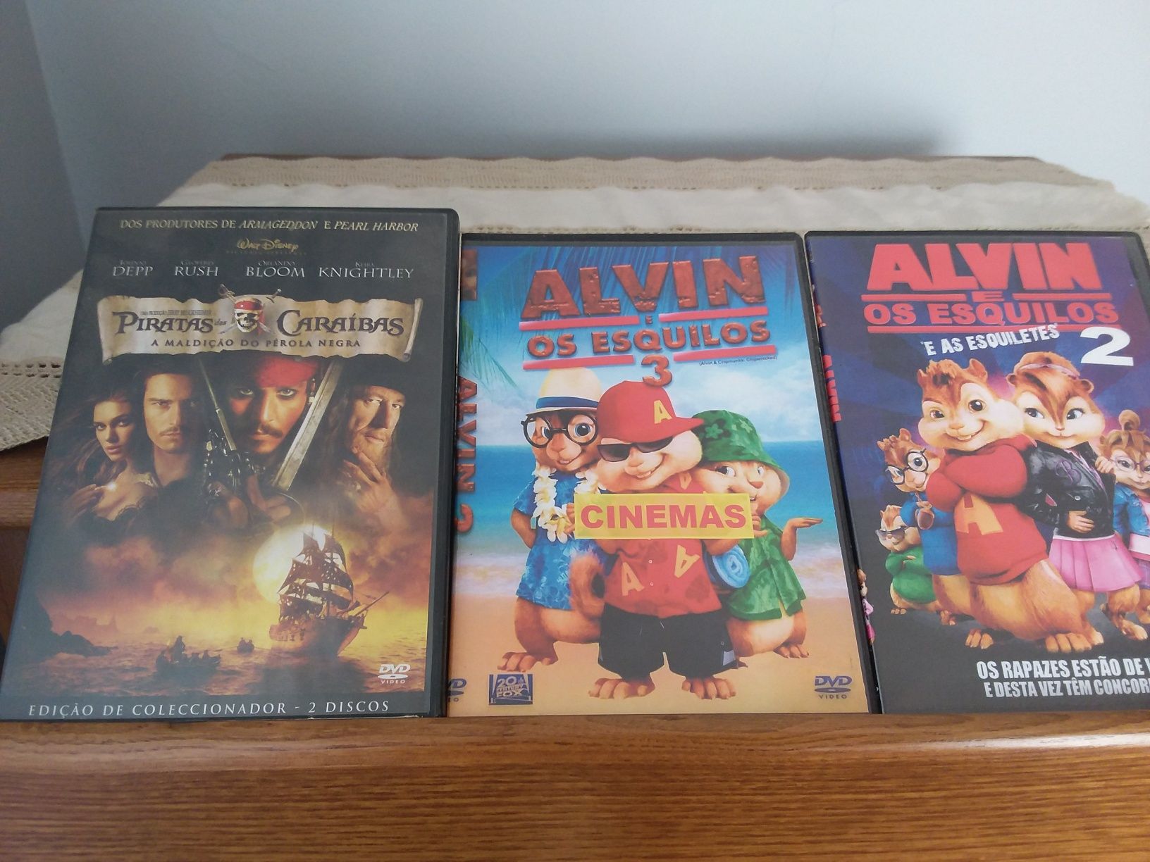 Casete VHS e DVD