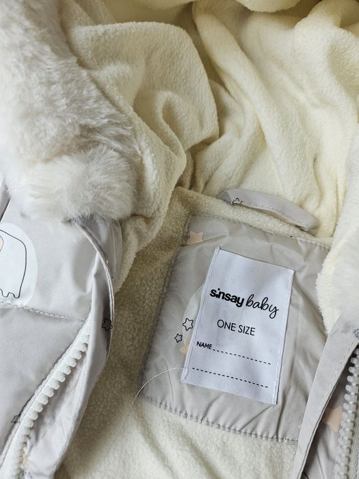 Дитячий зимовий комбінезон конверт 0-6 міс від Sinsay baby Newborn