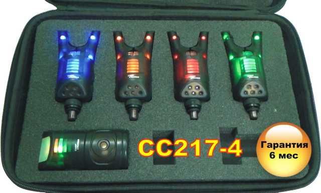 Набор электронных индикаторов поклевки Carp Cruiser СС217-4