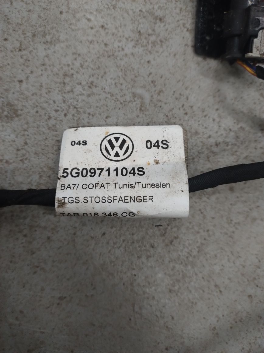 Wiązka tył 4xPDC z czujnikami VW Golf VII
