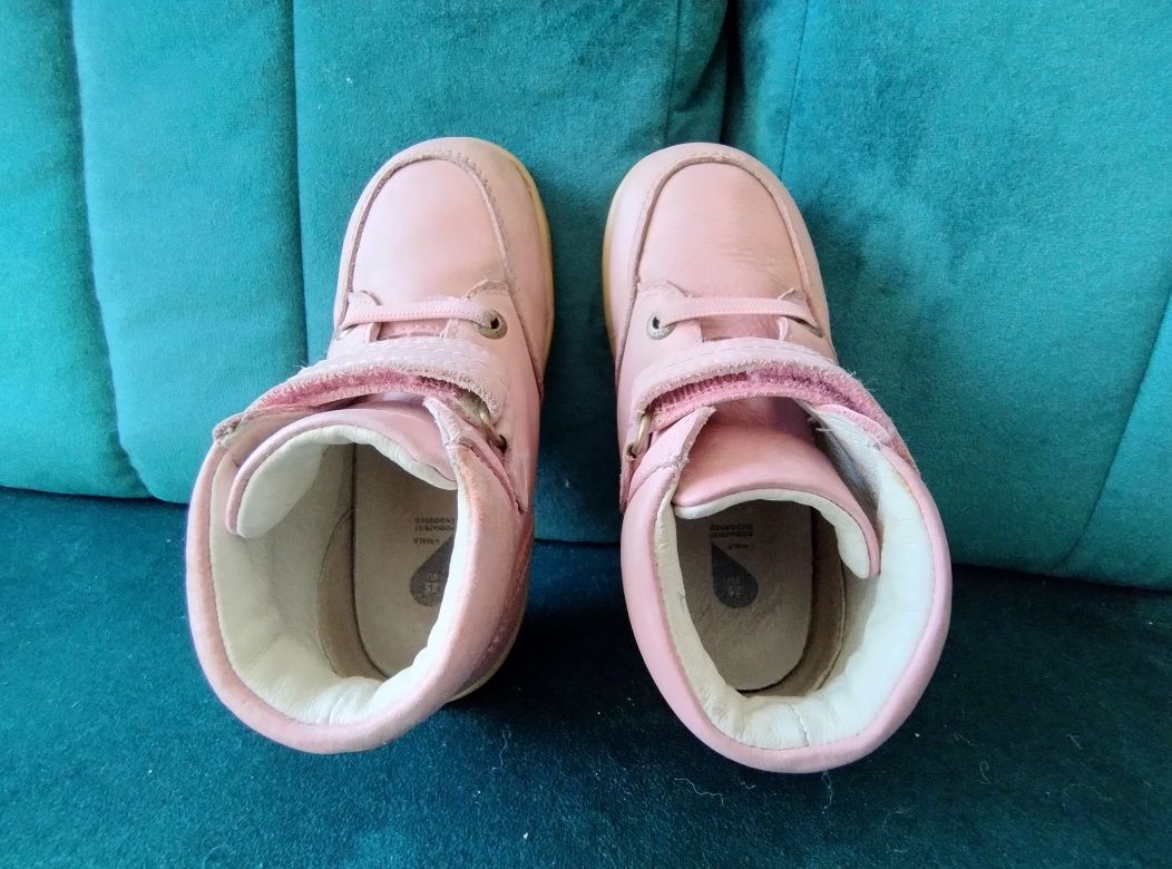 Różowe buty Bobux Timber Boot Vintage Rose rozm. 25