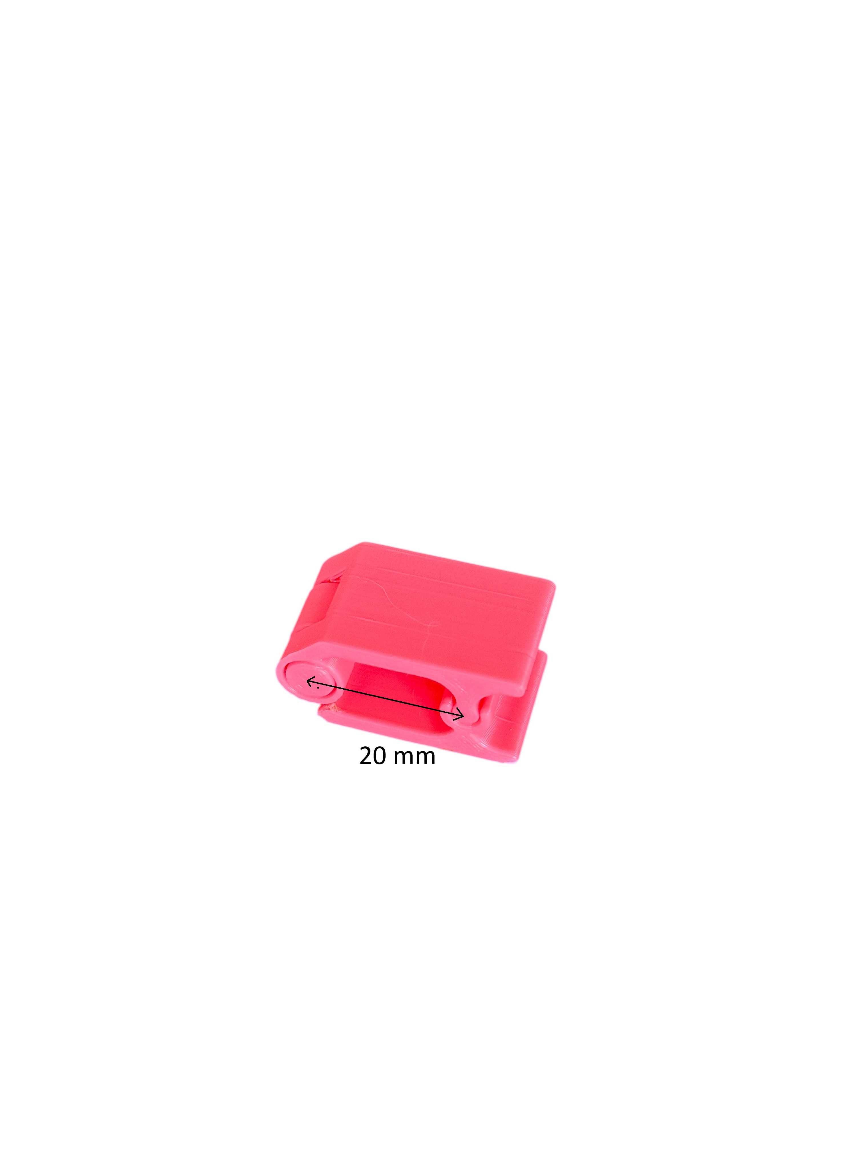 Organizer, klips na kable USB, ładowarki, 20mm, różne kolory, rozmiary