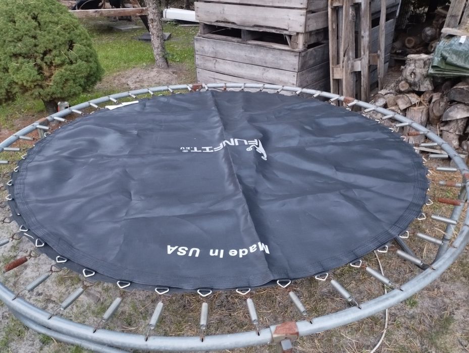 Trampolina mata wykładzina plandeka 200cm 2m metry średnica