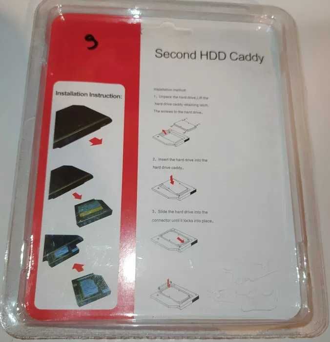 dodatkowy dysk w laptopie zamiast starego DVD / CD