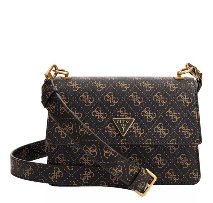 Оригінал сумка guess alexie brown logo