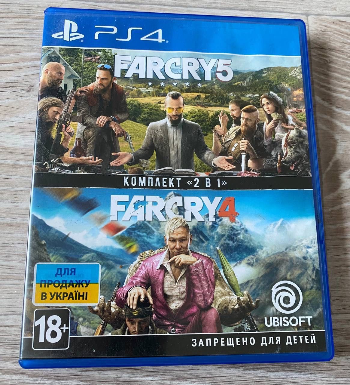 Гра FarCry 5/FarCry 4 комплект 2в1 для Sony PlayStation 4