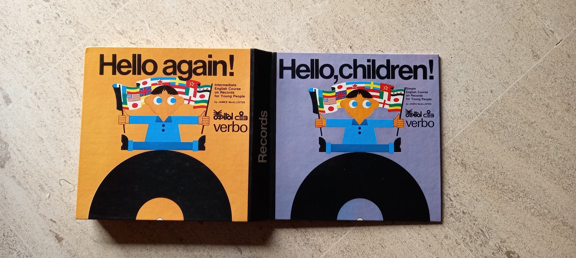 Curso simples de Inglês "Hello, children!" Em vinil