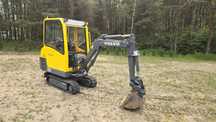 Minikoparka volvo EC 15 zadbana