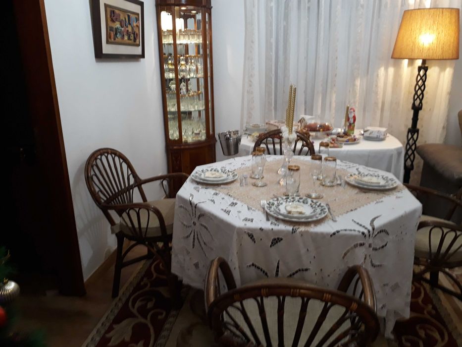 Cadeiras em Bambu para Mesa de Refeições com apoio de braços, robustas