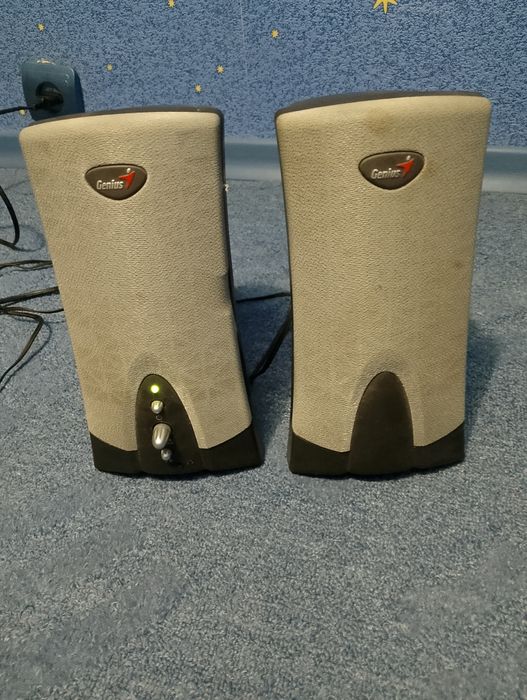 Продам компьютерные колонки в рабочем состоянии есть небольшой дефект