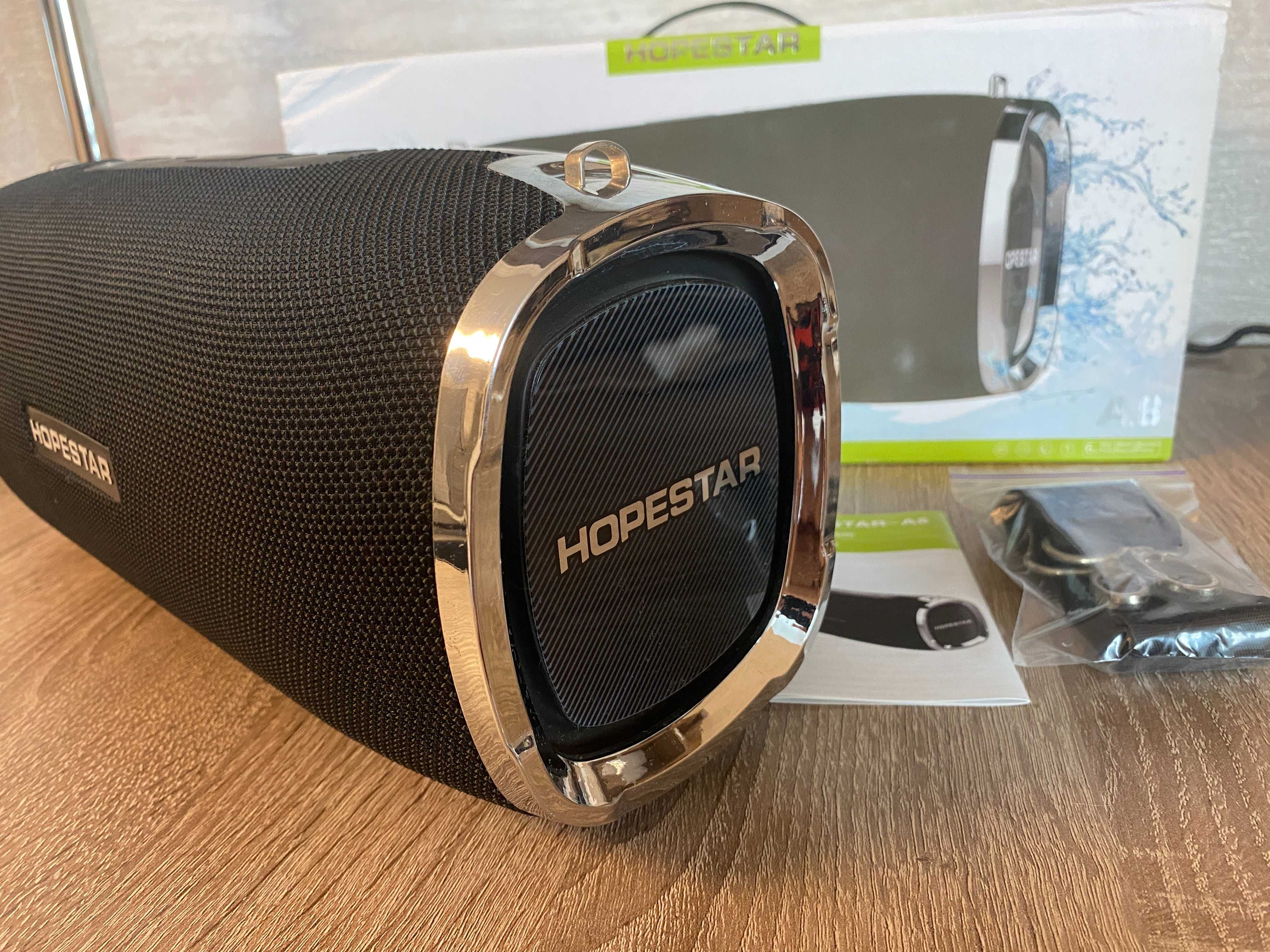 Мощная портативная блютуз колонка HOPESTAR A6 (мощность 31W)