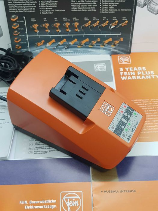 Ladowarka FEIN ALG-50 do bateria 10,8-12-14,4-18v zasilacz aku
