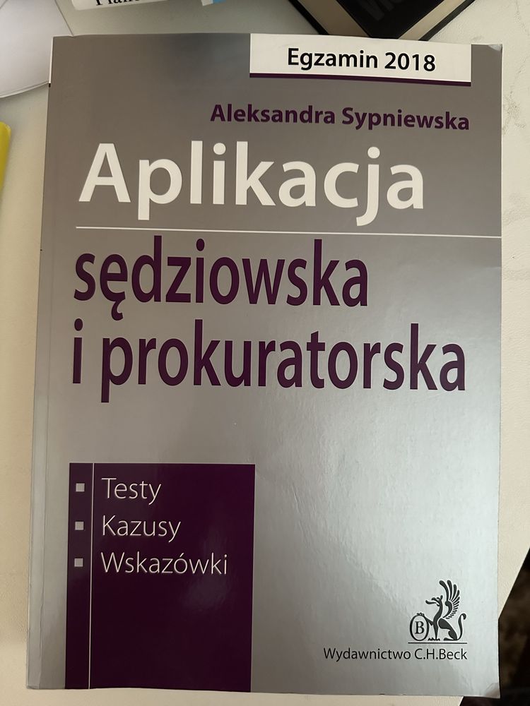 Aplikacja sędziowska i prokuratorska Sypniewska beck