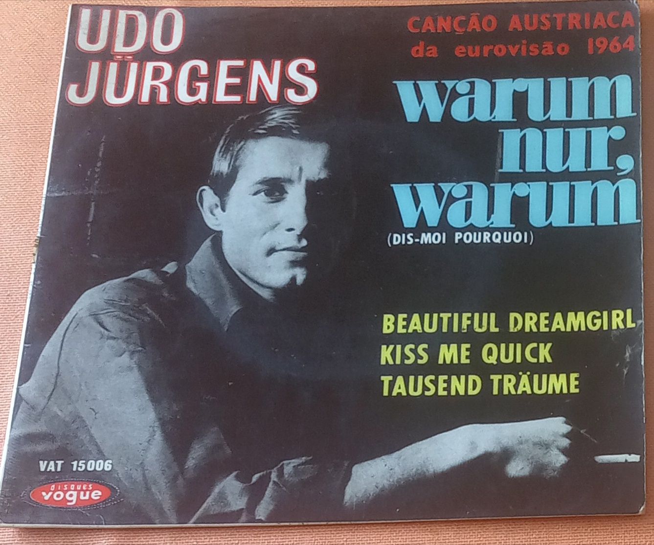 Vendo single pequeno de Udo Jurgens