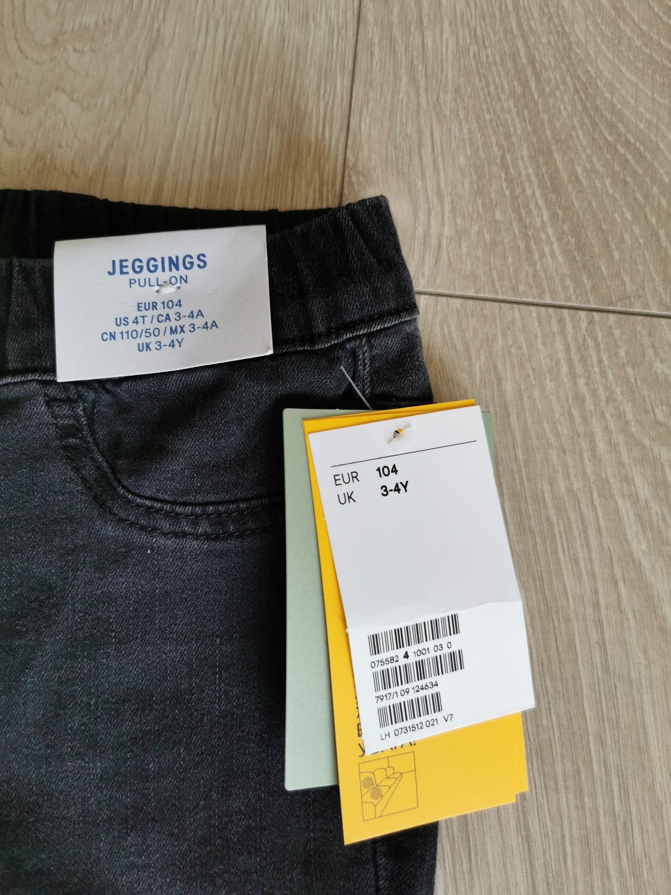 Jegginsy leginsy jeansy r. 104 H&M