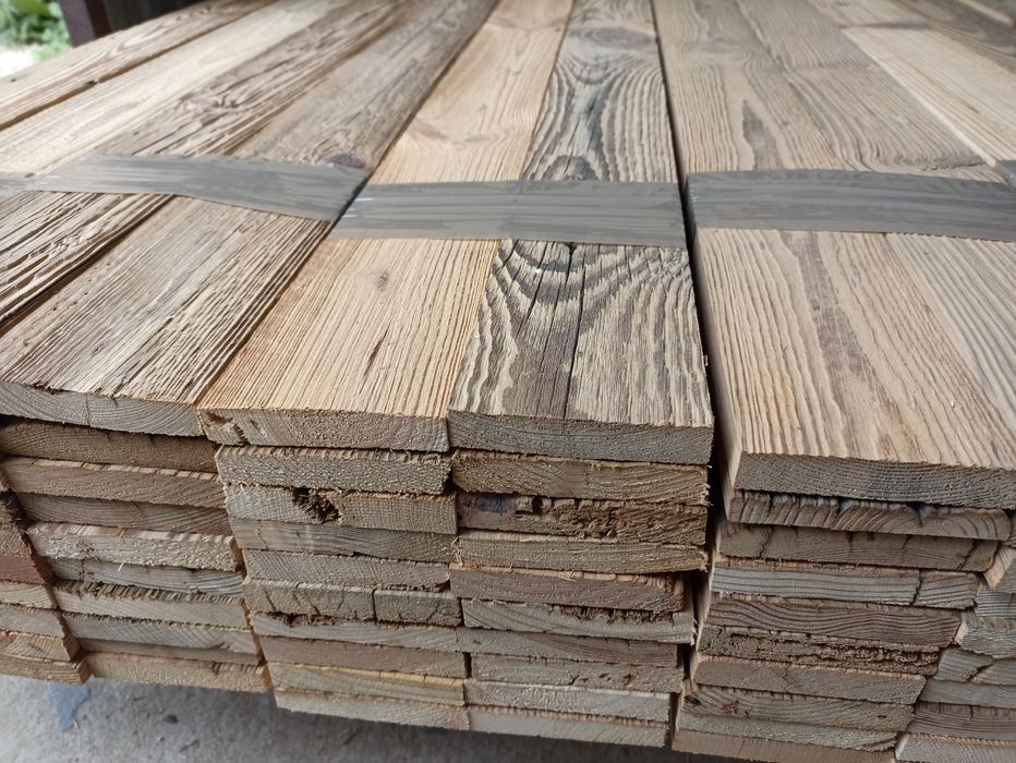 Stare drewno deski rustykalne na ścianę z rozbiórki stodoły wysyłka