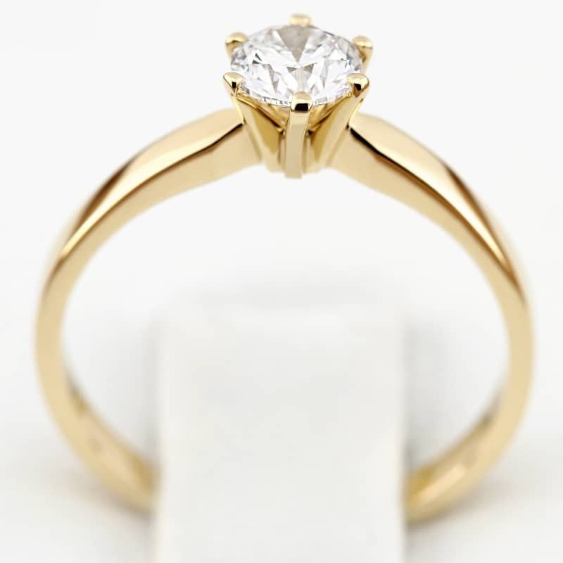 Pierścionek zaręczynowy Aclari | złoto 585 | 0,41 ct