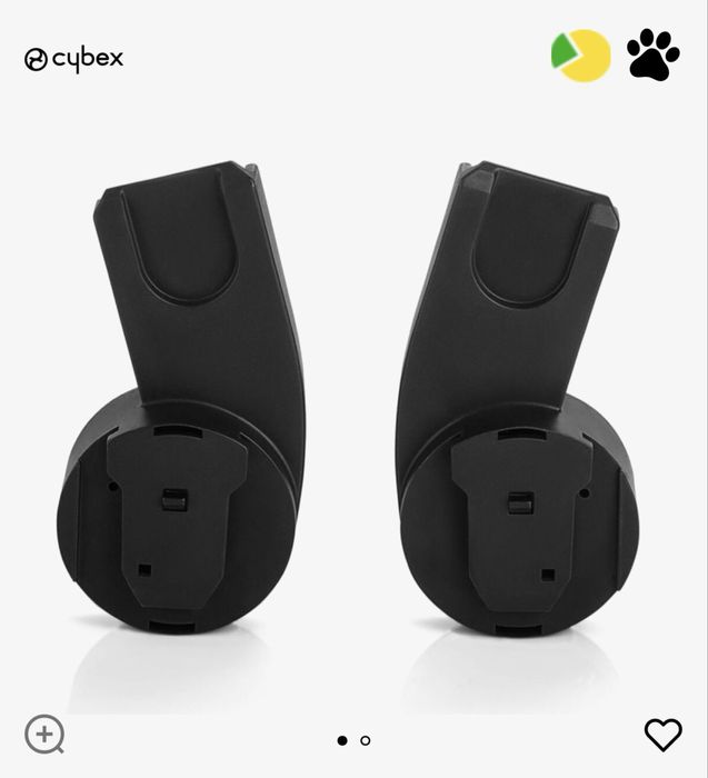 Автолюлька автокрісло Cybex cloud Q autumn gold+адаптери для Balios S