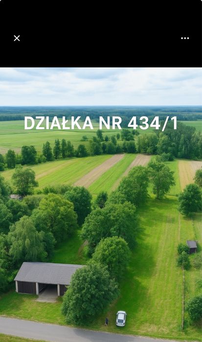 Dzialka budowlana  Ruda 40- nad rzeka Toczna. 1h 30 od Warszawy