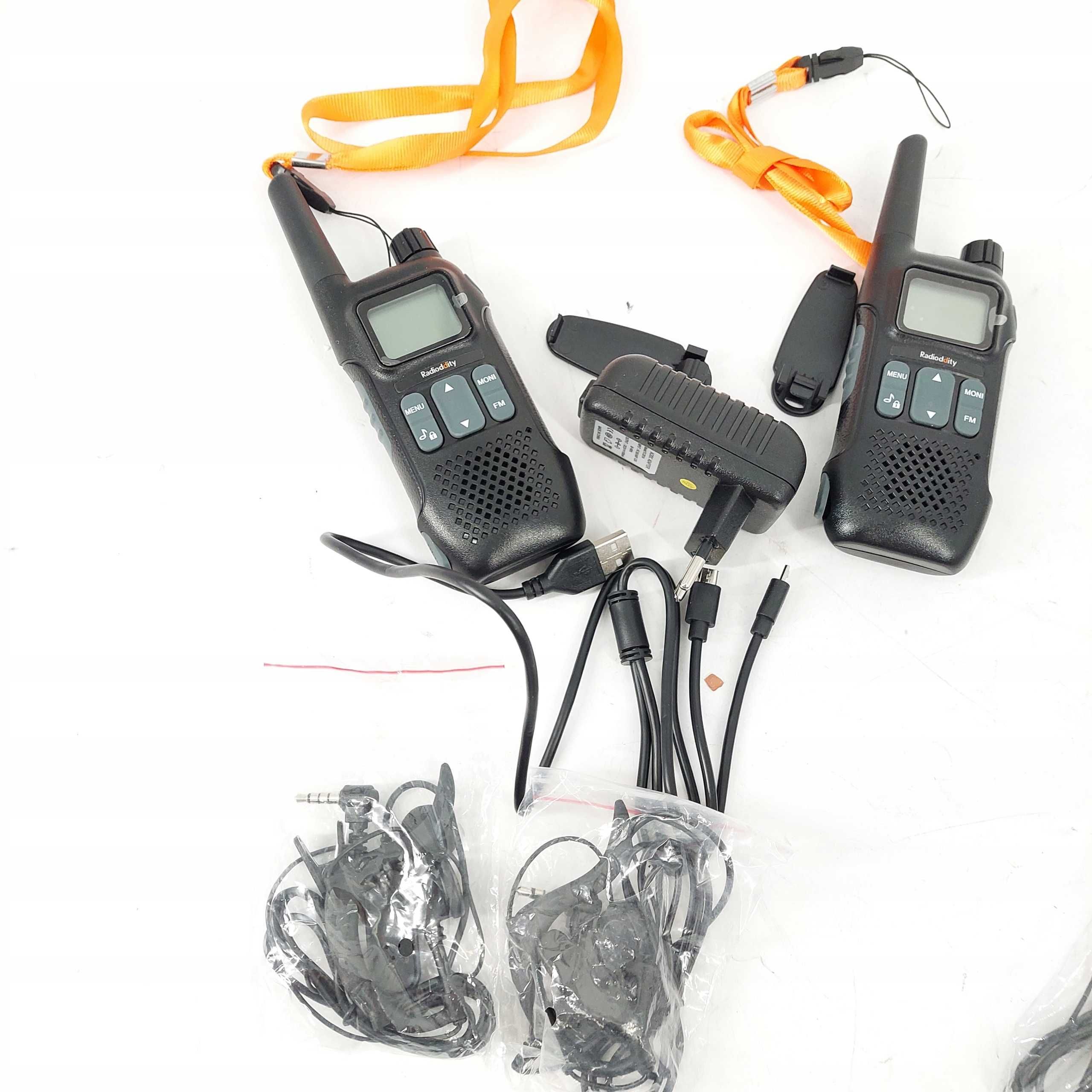 Zestaw 2szt. krótkofalówek z wyświetlaczem LCD Radioddity PR-T1 PMR EU