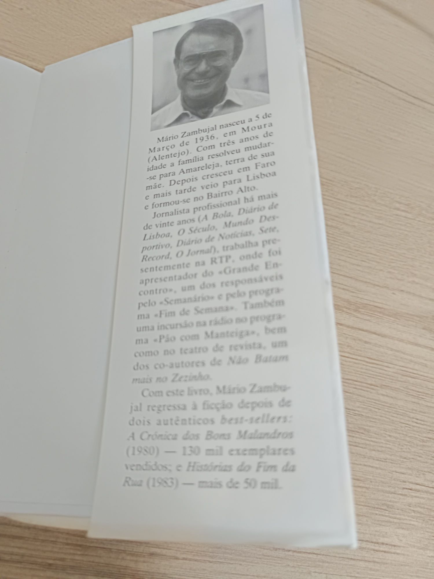 Livro "Á noite logo se vê"Mario Zambujal. 1986