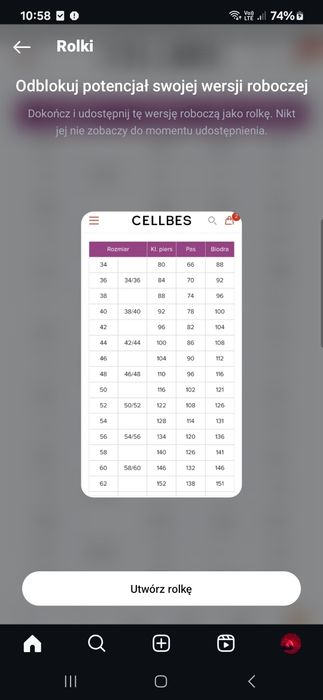 Futerko Cellebes  czarne 54/56 nowe