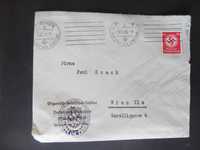 Selos Alemanha Nazi 1933/1945-Inteiro Postal suástica Duplo Carimbo