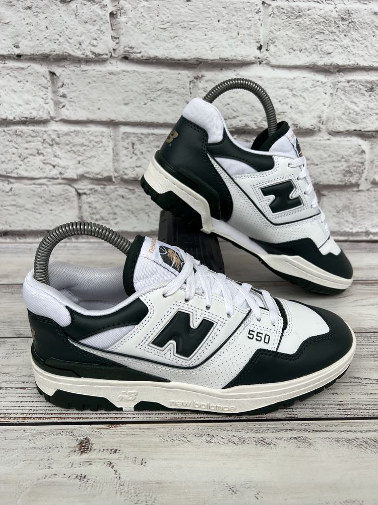 Кроссовки New Balance 550 White Dark Green Оригінал 40р.25см.