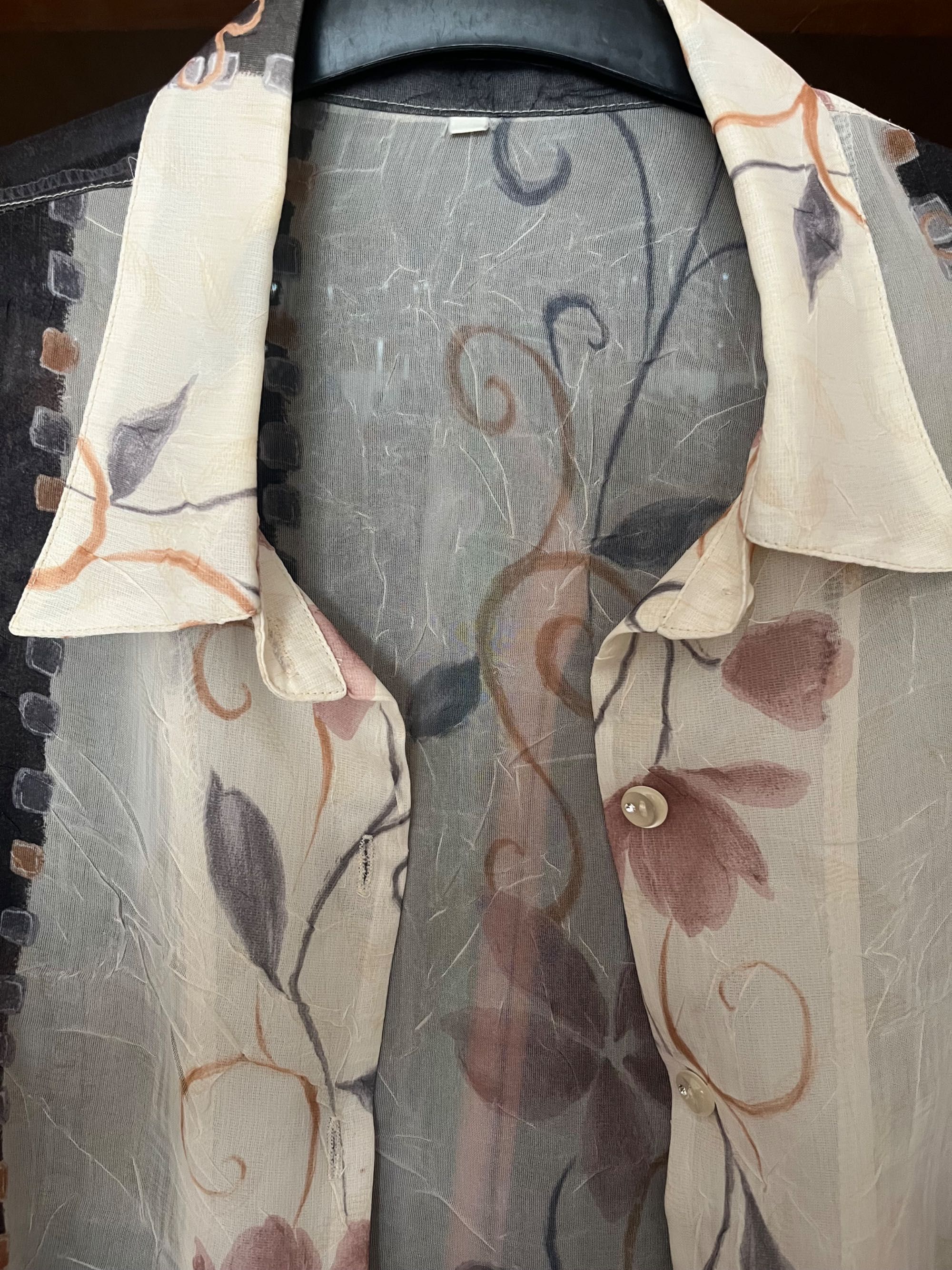 Camisa vintage mulher